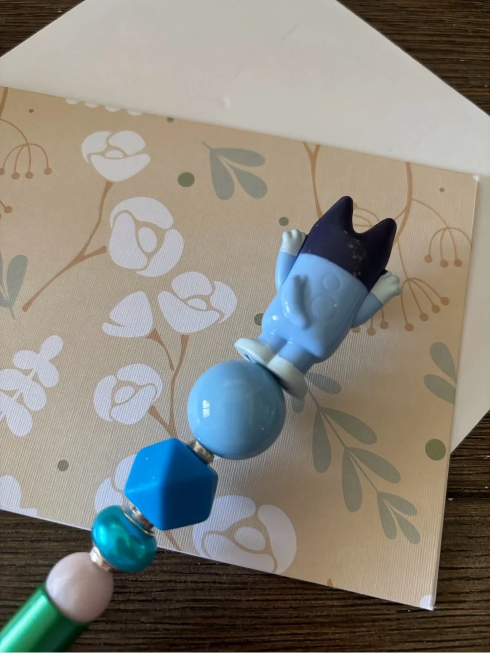 Bluey: Bluey Beaded Decorative Handmade Pen